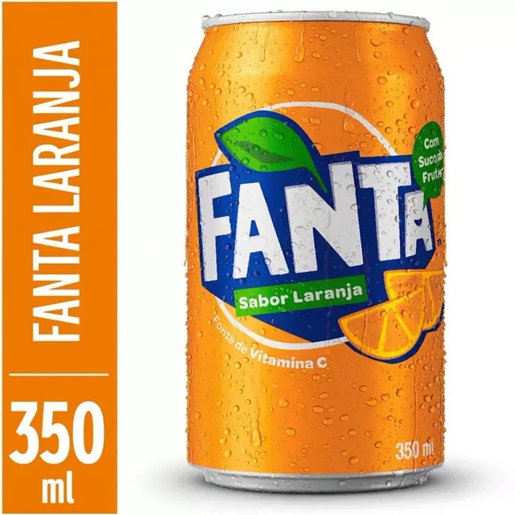 Fanta Laranja Lata 350ml
